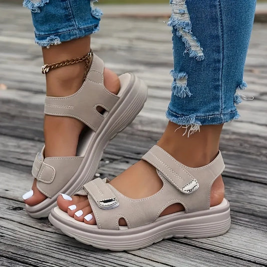 Summer Wedge Sandals for Women  New Fashion Non Slip Beach Shoes Woman Lightweight Casual Platform Plus Size Sandals Women