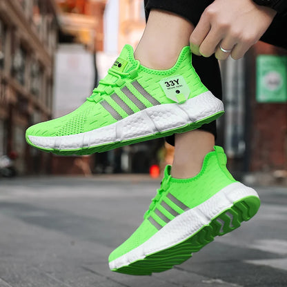High Quality Summer Men Shoes Comfortable Sneakers Breathable Running Shoes for Men Mesh Tennis Sport Shoes