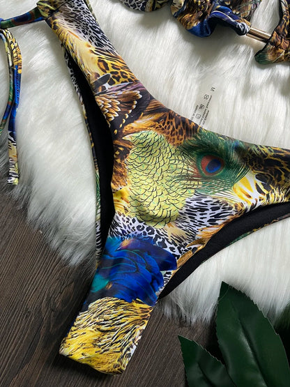 RUOTONGSEPT 2023 Popular Womens Beachwear Sexy Bikinis Set Hot Sport Swimwear Push-Up Padded Swimsuit  Exquisite Bather Swimwear