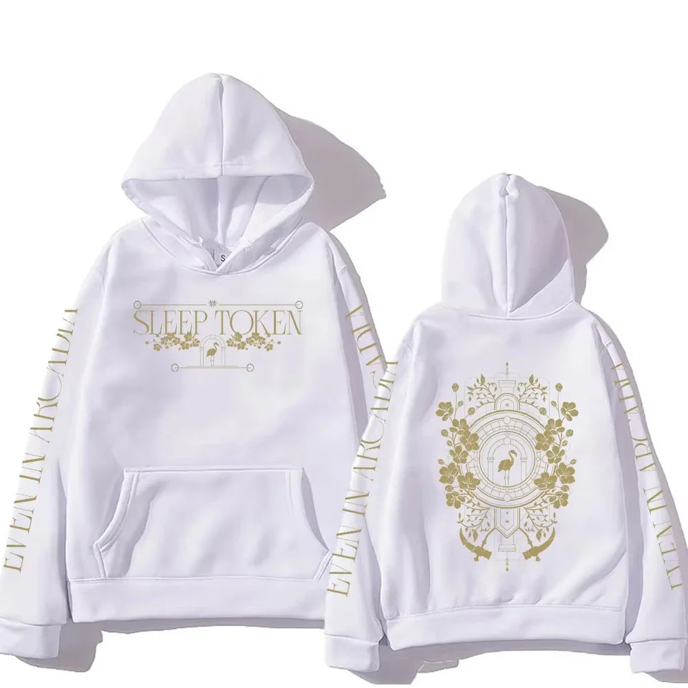 2025 SleepToken Metal Band Hoodies Unisex Men's Women Fans Sweatshirt Fashion Groove Metal Aesthetic Streetwear Retro Loose-fit