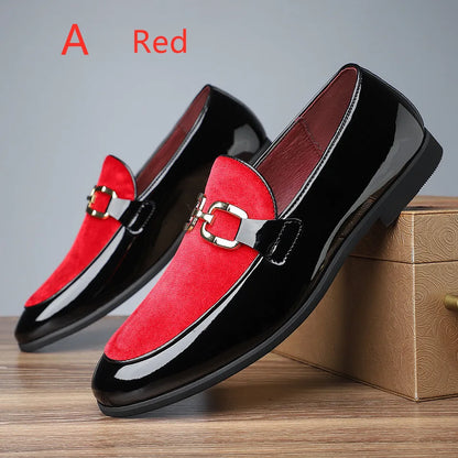Novel Designer Suede Green Brwon Black Pointed Wedding Oxford Shoes Men Casual Loafers Formal Dress Footwear Zapatos Hombre