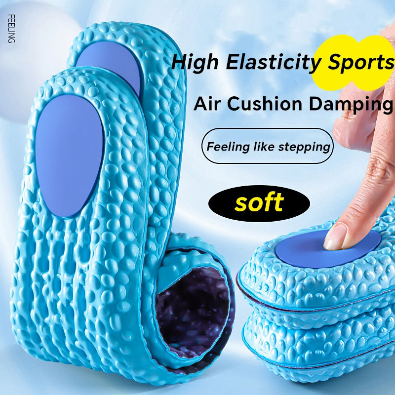 Sport Orthopedic Insoles for Feet Men Women EVA Breathable Shock Absorption Shoes Insole for Running Basketball Sport Care Pads