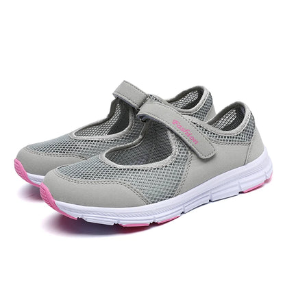 Breathable Vulcanized Shoes White Fashion Breathable Mesh Casual Walking Shoe