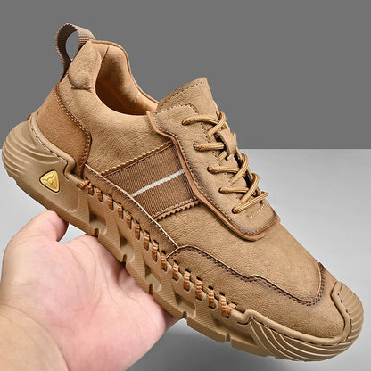 Outdoor Men Running Shoes Versatile Casual Sneakers Breathable Sport Shoes Summer Trainers Casual Leather Male Tenis Masculino