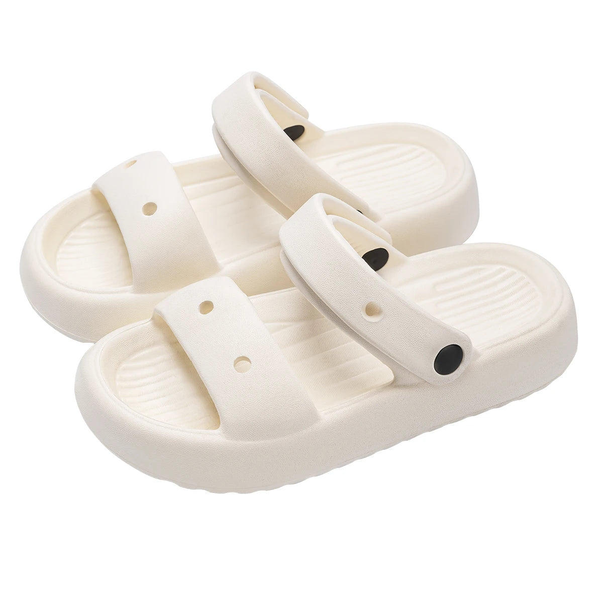EVA Women Sandals Summer Increased Height Thick Bottom Sandals Comfortable Soft Indoor Outdoor Sandals