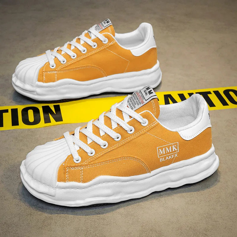 Same Style Thick Soled Canvas Sneakers for Men and Women Spring/summer 2024 Low Cut Casual Sports Sneakers