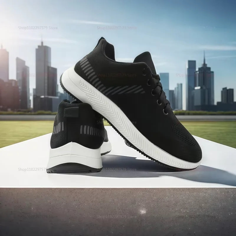 Men's Youth Outdoor Casual Shoes Breathable Running Tennis Shoes Sports Sneakers for Walking Training Active Wear