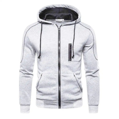 Men's Hooded Jackets Coats Zipper Fashion Brand Hoodies Mens Outerwear Casual Hoodies Sweatshirts Male