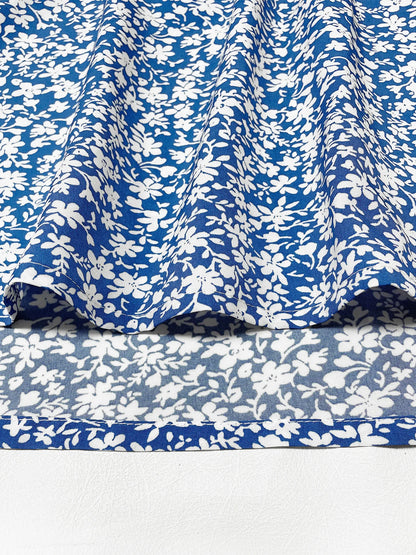 Women's Boho Curvy Holiday Outfits Frenchy Style Ditsy Floral Print Ruched Split Thigh Milkmaid Puff Sleeve Square Neck Dress