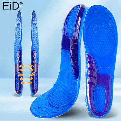 Gel Insole Silicone Orthopedic Foot Care For feet Shoes Sole Sport Insole Shock Absorption Pads Arch Orthotic Pad Insole Unisex