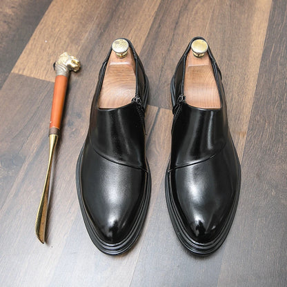 Fashion Men’s Dress Shoes High Quality Social Shoes Male Business Formal Shoes Men Loafers Leather Wedding Shoes For Man Classic