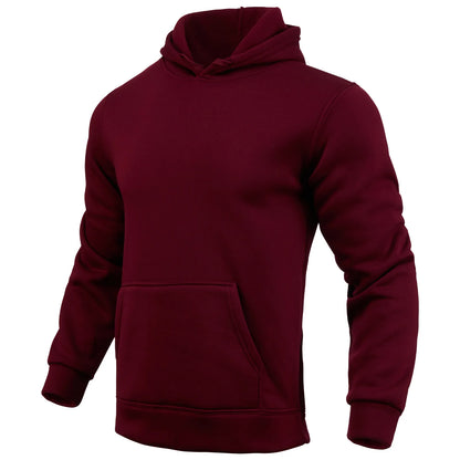 Men's Hoodies Sweatshirts Solid Color Autumn Spring Hip Hop Hoody Streetwear Outfits Male Women Oversized Pullover Casual Tops
