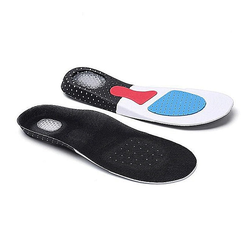 1Pair Orthopedic Insole Arch Support Plantar Fasciitis Shoes Insoles for Feet Men Silicone Shock absorbing Non slip Shoe Pads