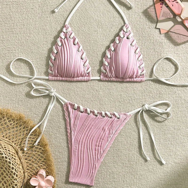 Women's Swimwear Female Swimsuit For Swimming Wear Bathing Suits Brazilian Bikini Set Beachwear Pool Bather