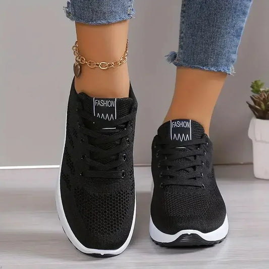Mesh Lightweight Casual Platform Sports Shoes