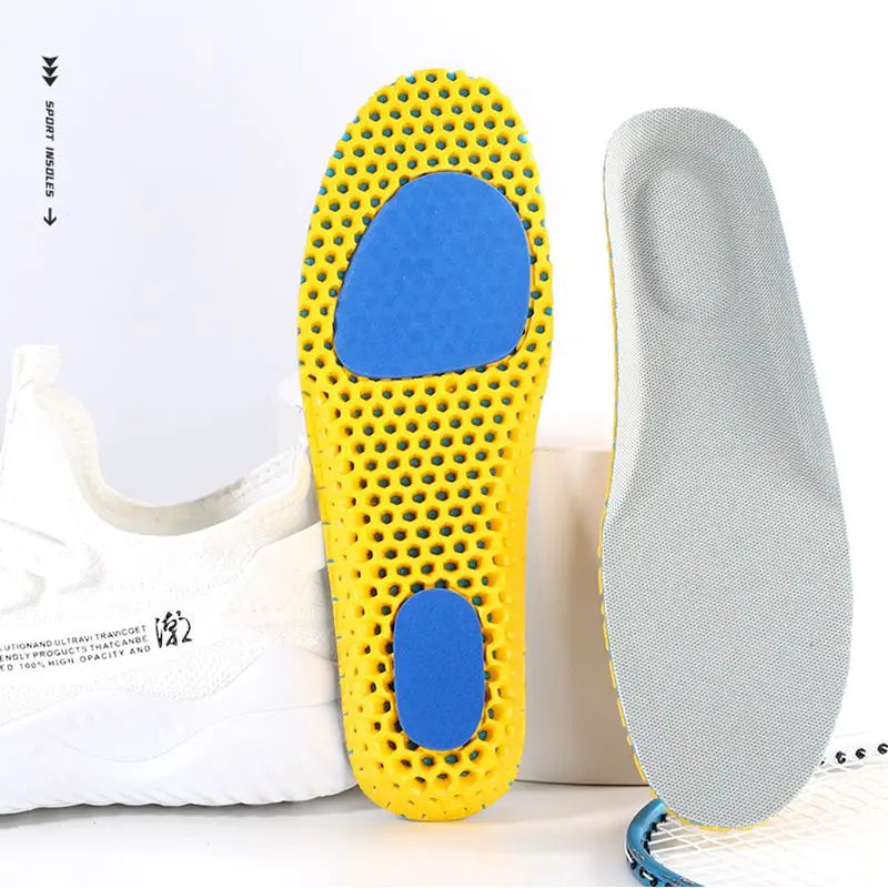 1Pair of Sports Memory Foam Insole Breathable Deodorant Running Pad Support Plug-in Foot Care Insole Men Women Orthopedic Insole