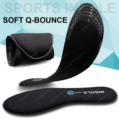 1/2 Pairs Foot Massage Insole Breathable Comfort Women Men Deodorant Breathable Cushion Running Insoles Sport for Shoes