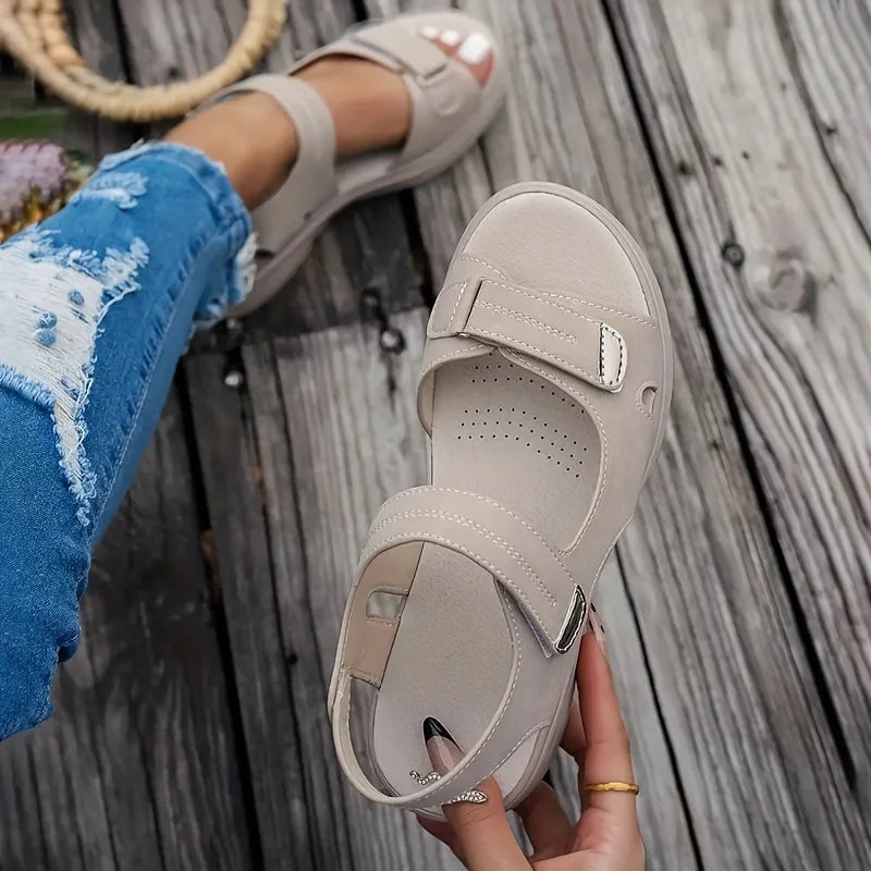 Summer Wedge Sandals for Women  New Fashion Non Slip Beach Shoes Woman Lightweight Casual Platform Plus Size Sandals Women