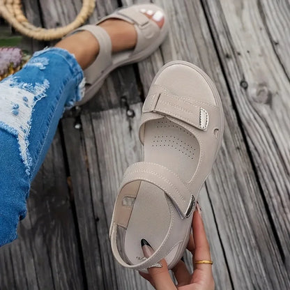 Summer Wedge Sandals for Women  New Fashion Non Slip Beach Shoes Woman Lightweight Casual Platform Plus Size Sandals Women