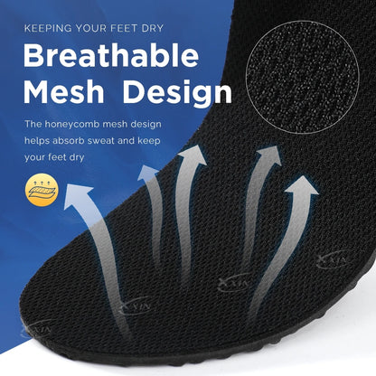 【Xxin】1.5/2.5/3.5cm Height Increased Shoe Insoles Invisiable Shock Absorption Insole Gel Shoe Pad