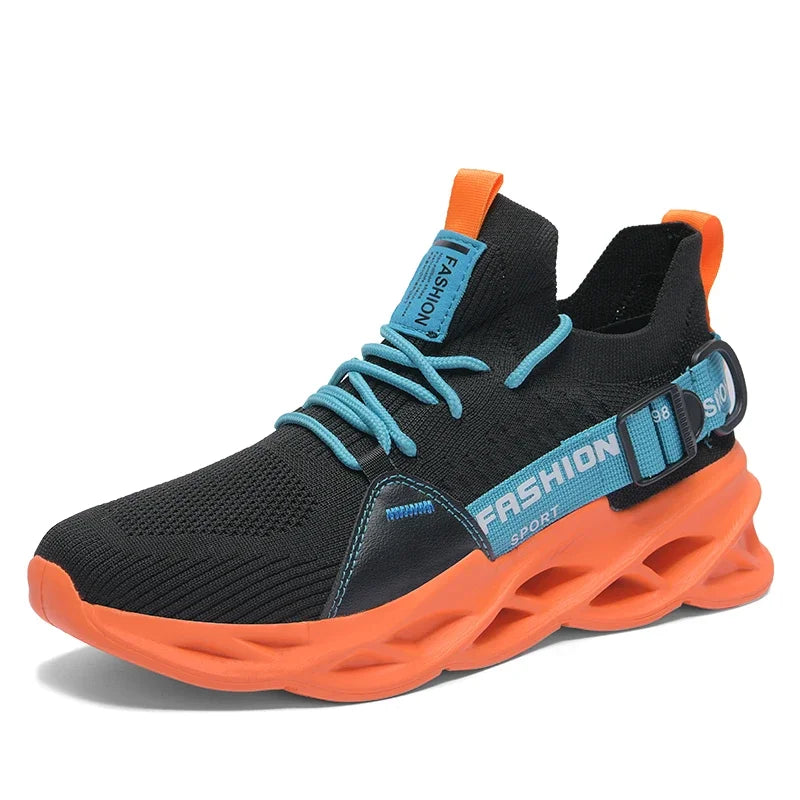 2025 Men's Shoes Fashion Lightweight Breathable Mesh Sports Shoes Outdoor Leisure Slow Walking Running Shoes Large Size 38-46