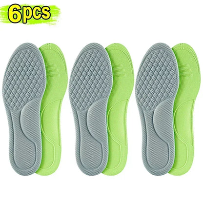 Sport Insoles for Shoes Sole Shock Absorption Deodorant Breathable Cushion Running Insoles for Feet Man Women Orthopedic Insoles