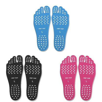 Anti Slip Adhesive Insoles Non-slip Barefoot Stick Beach Shoes Footpads Sticker Silica Gel Invisible Shoe Pad Swim Pool