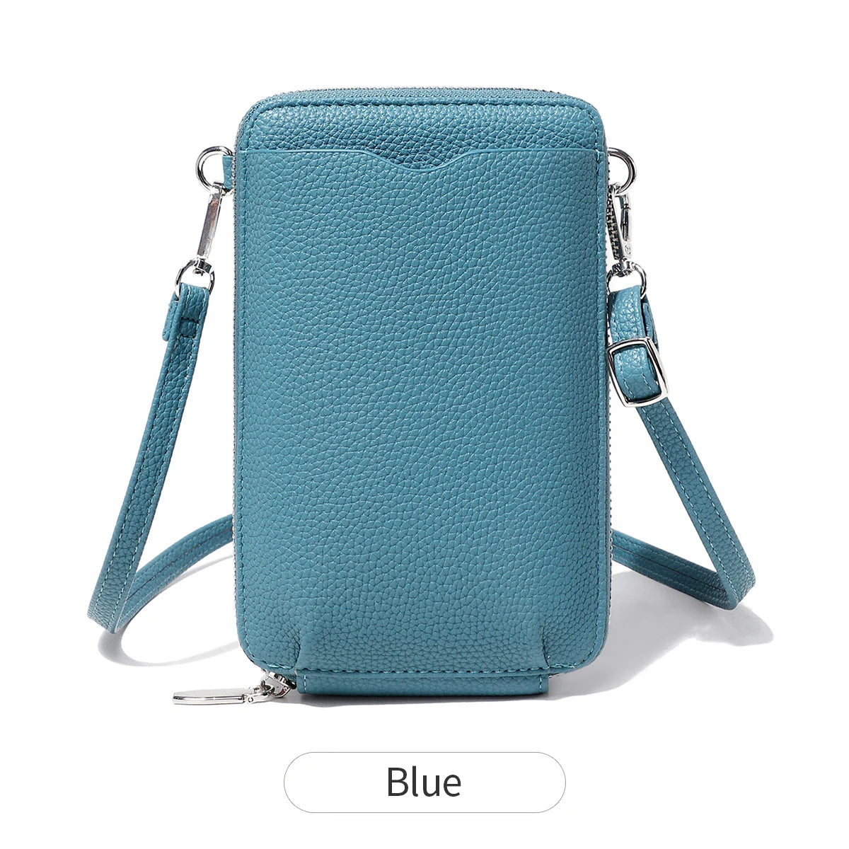 PU Soft Leather Women's Handbag Fashionable Multi functional Phone Bag Diagonal Strap Single Shoulder Coin Wallet