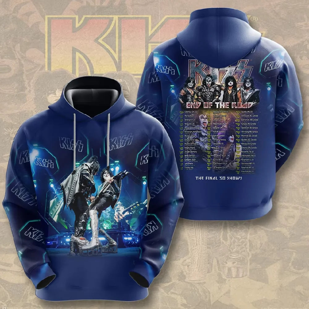 Rock Kiss Band 3d Print Hoodie Men Women Fashion Hoodies Sweatshirt Album Coats Women Sweats Men Hoodies Rock Clothes Tracksuit