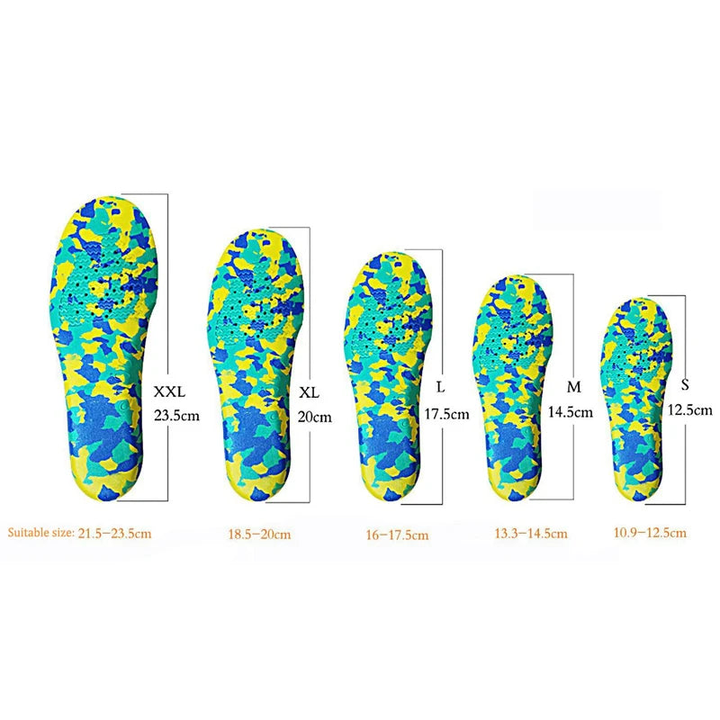 Kids Orthopedic Insoles For Shoes Comfortable Plantar Fasciitis Insoles for Feet Arch Support Shoe Pad Flat Foot Care Shoe Sole