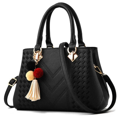 New Woman Shoulder Bag Large Capacity Handbag for Women Crossbody Bag PU Portable Bucket Bag Ladies Messenger Bags Tote Bags