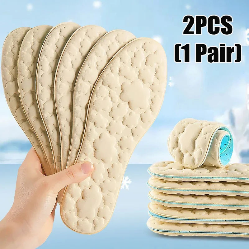 Massage Memory Foam Insoles for Shoes Sole Breathable Cushion Sport Insoles Feet Running Orthopedic Insoles Men Women Shoe Pads