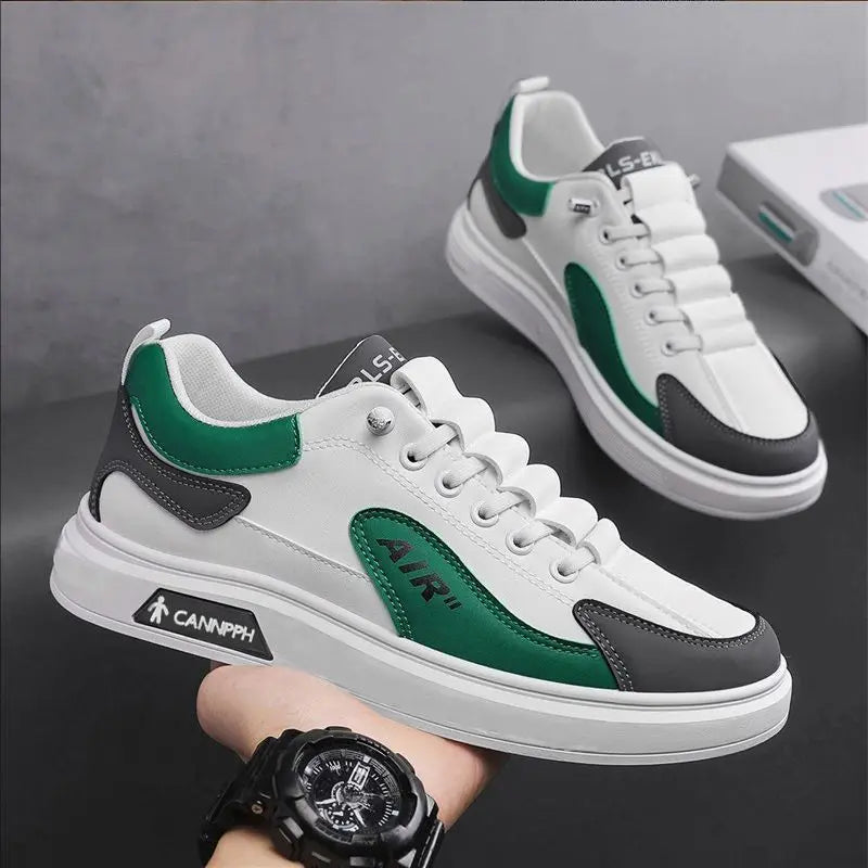 2025 Summer and Autumn New Men's Shoes Leather Low cut Fashion Running Sports Men's Shoes Casual Fashion Running Shoes