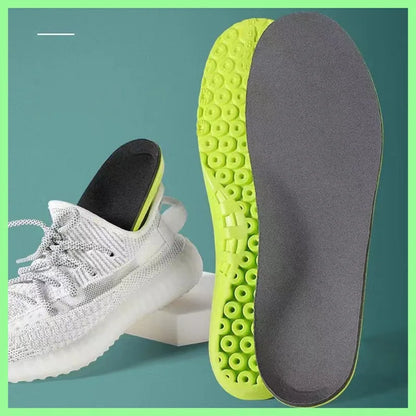 New Sport Insoles for Shoes Men Women Comfortable Baskets Running Insole for Feet Elastic Shock Absorption Memory Foam Shoe Sole