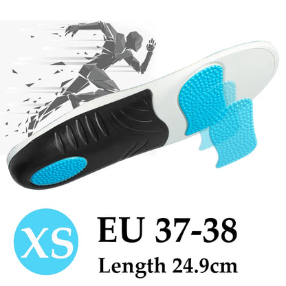 Orthopedic Insoles for Feet Sport Shock-absorbing Insole for Shoes Arch Support Plantar Fasciitis Templates Pads Men Women Sole