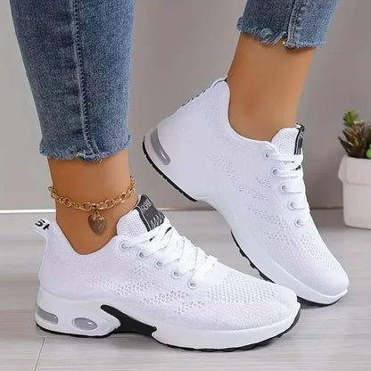 Mesh Lightweight Casual Platform Sports Shoes
