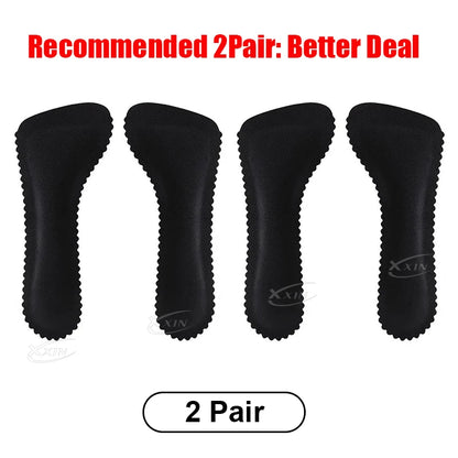 【Xxin】1pair/2pair Sandal Insoles Women absorbent High Heels Insoles  Women Insole Non-slip Latex Insoles For Shoes size35-40