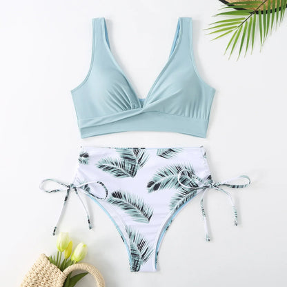 Swimsuit Women Trend Swimwear Female High Waisted Bikinis Sets Korean Swimming for Woman Bathing Suit Beachwear
