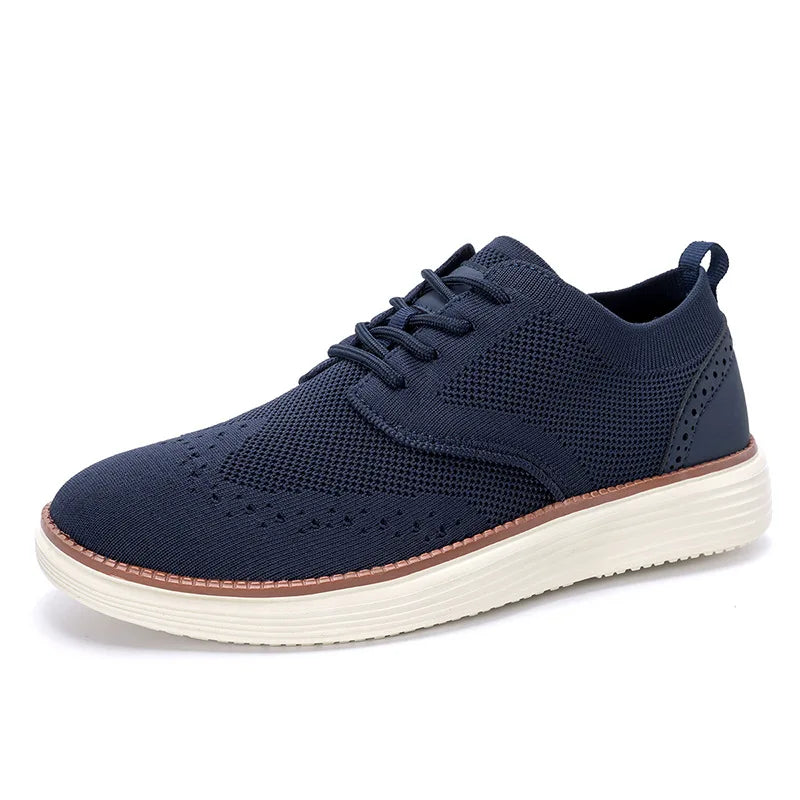 Asgard Men Casual Dress Sneakers Outdoor Comfort Lightweight Leisure Shoes Breathable Mesh Walking Shoes Soft Sole Sports Shoes