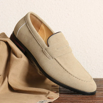 Designer Fashion Suede Patent Leather Casual Shoes For Men Loafers Formal Wedding Dress Homecoming Footwear Zapatos Hombre