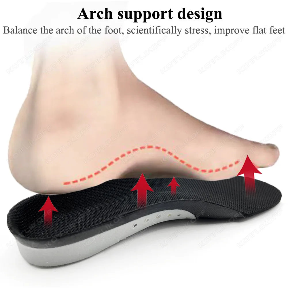 Upgrade Orthotic Gel Insoles Orthopedic Flat Foot Health Sole Pad For Shoes Insert Arch Support Pad For Plantar Fasciitis Unisex