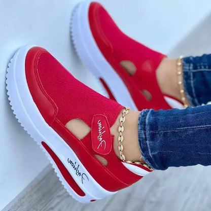 Red  Canvas Casual Sneaker