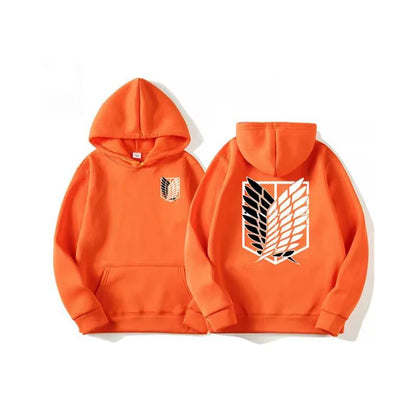 The most neutral pullover short sleeve men's spring and autumn heavy American retro solid color with rotator sleeve loose hoodie