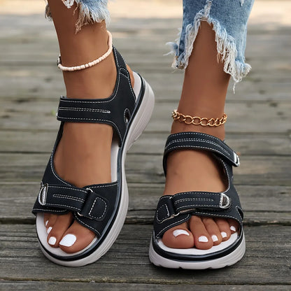 2025 New Four Season Women's Summer Sandals, Non Slip Walking Shoes, Slip on Heels, Party Slippers, and Women's Shoes.